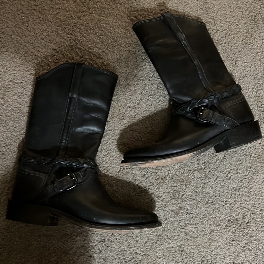 Luchesse leather Cowboy boots - Picture 2 of 5